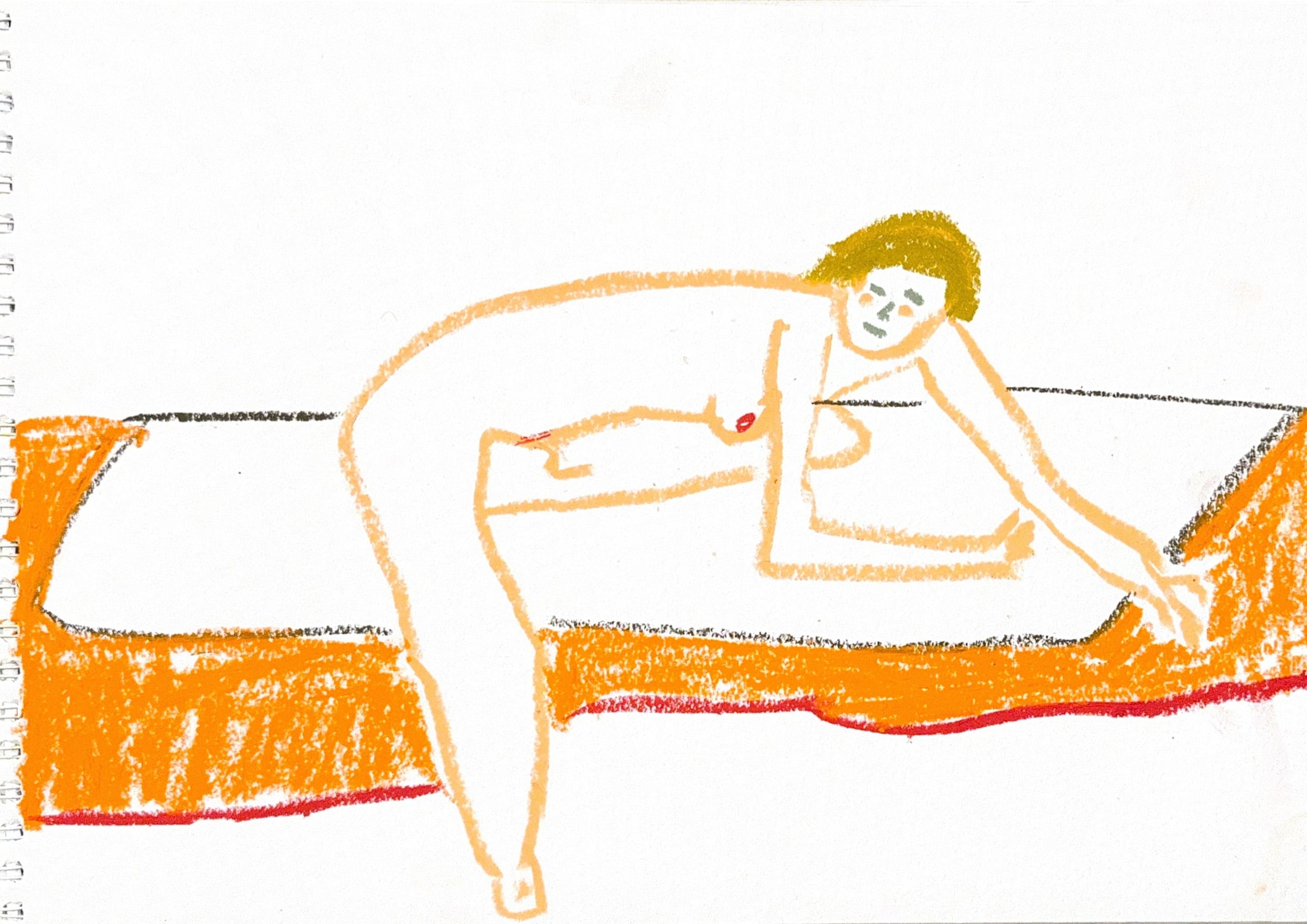 Оранжевое — художник Bulobika